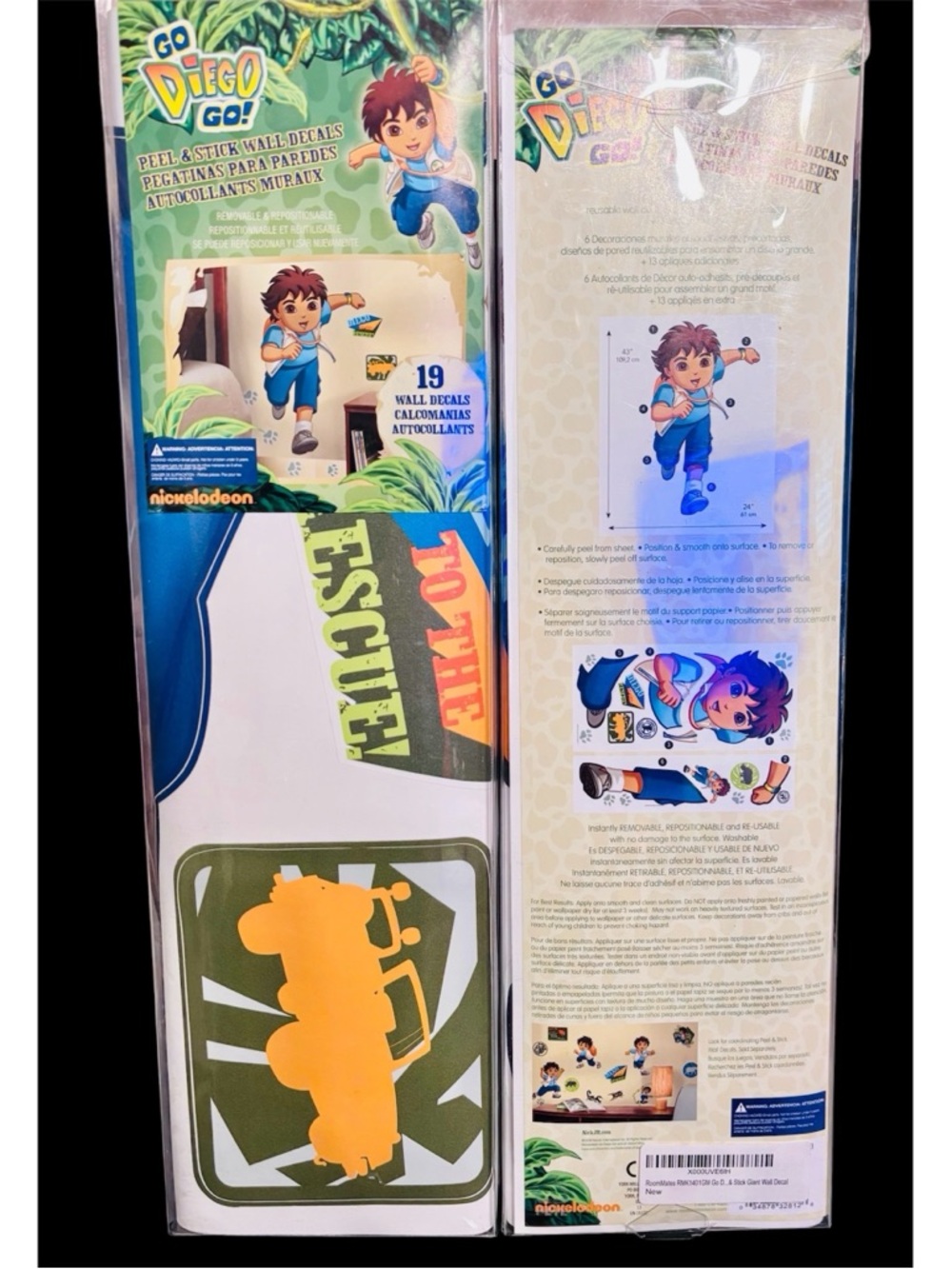 Nickelodeon Go Diego Go! Wall Decals NEW 2003